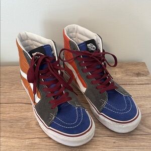 Vans Sk8-Hi Color Mix Multi Men's 7.5 / Womens 9 Sneakers Athletic Lace Up